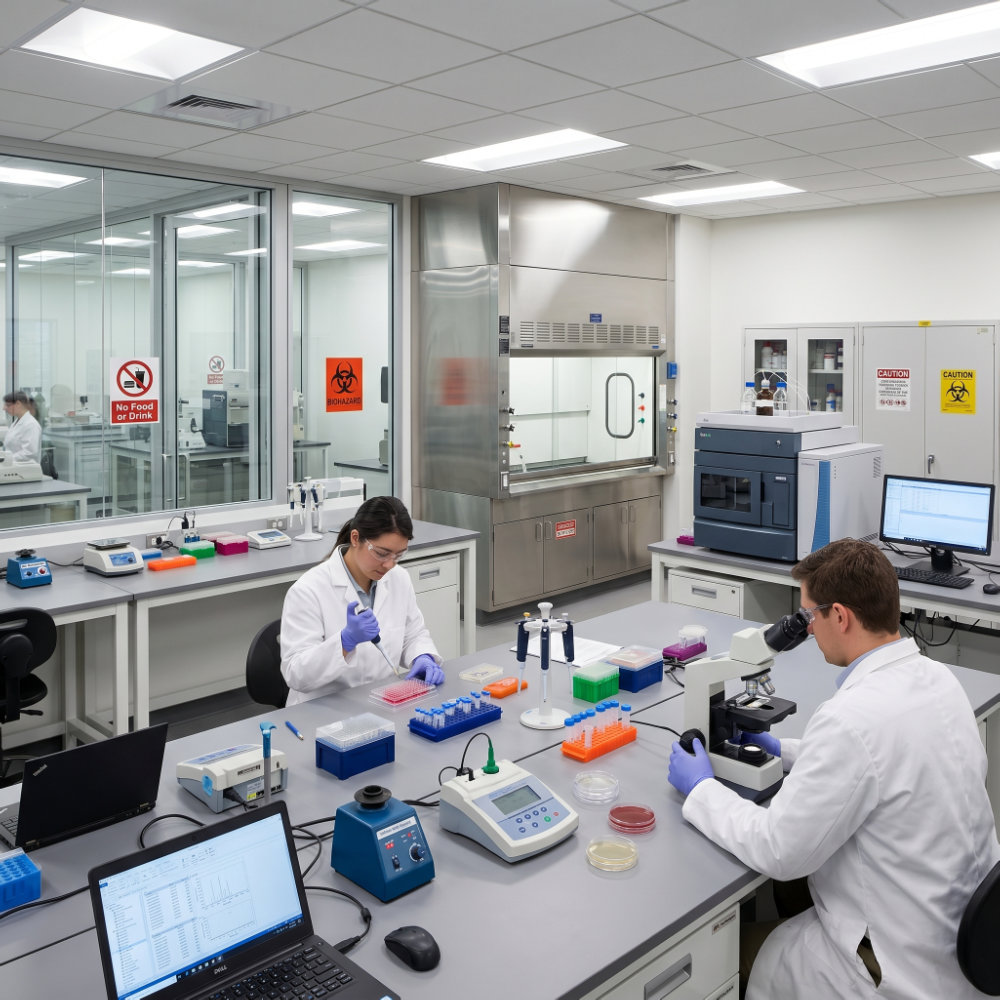 Premier Diagnostics laboratory and support team